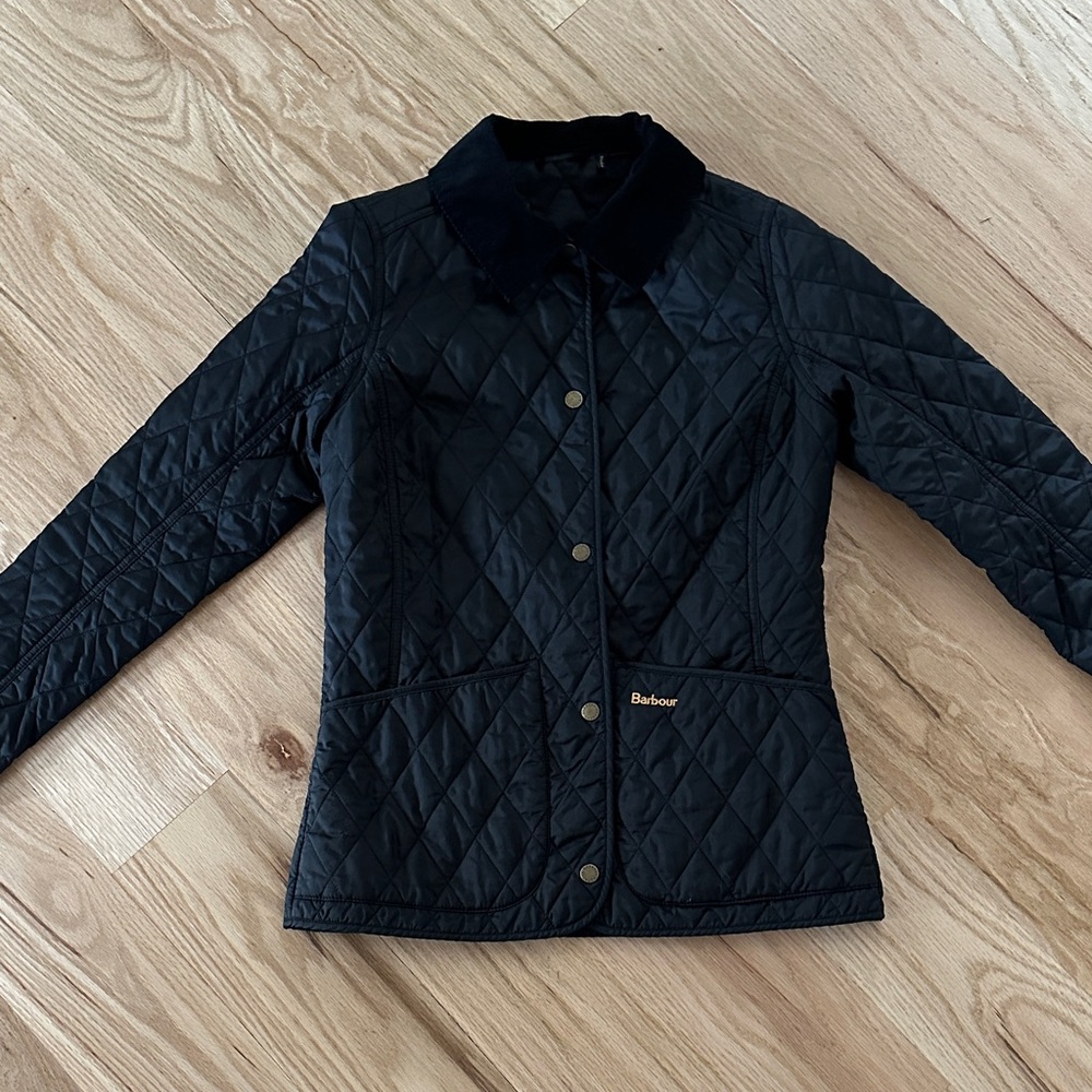 Barbour Women's Dark Quilted Utility Jacket